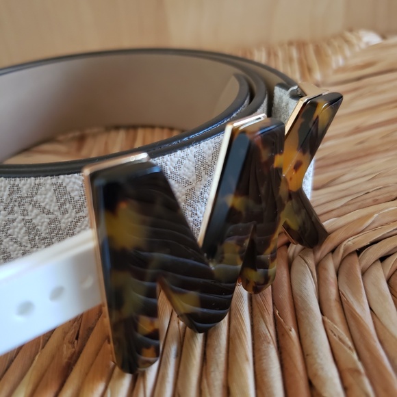 Michael Kors MK Signature Logo Belt NEW! - Picture 6 of 10
